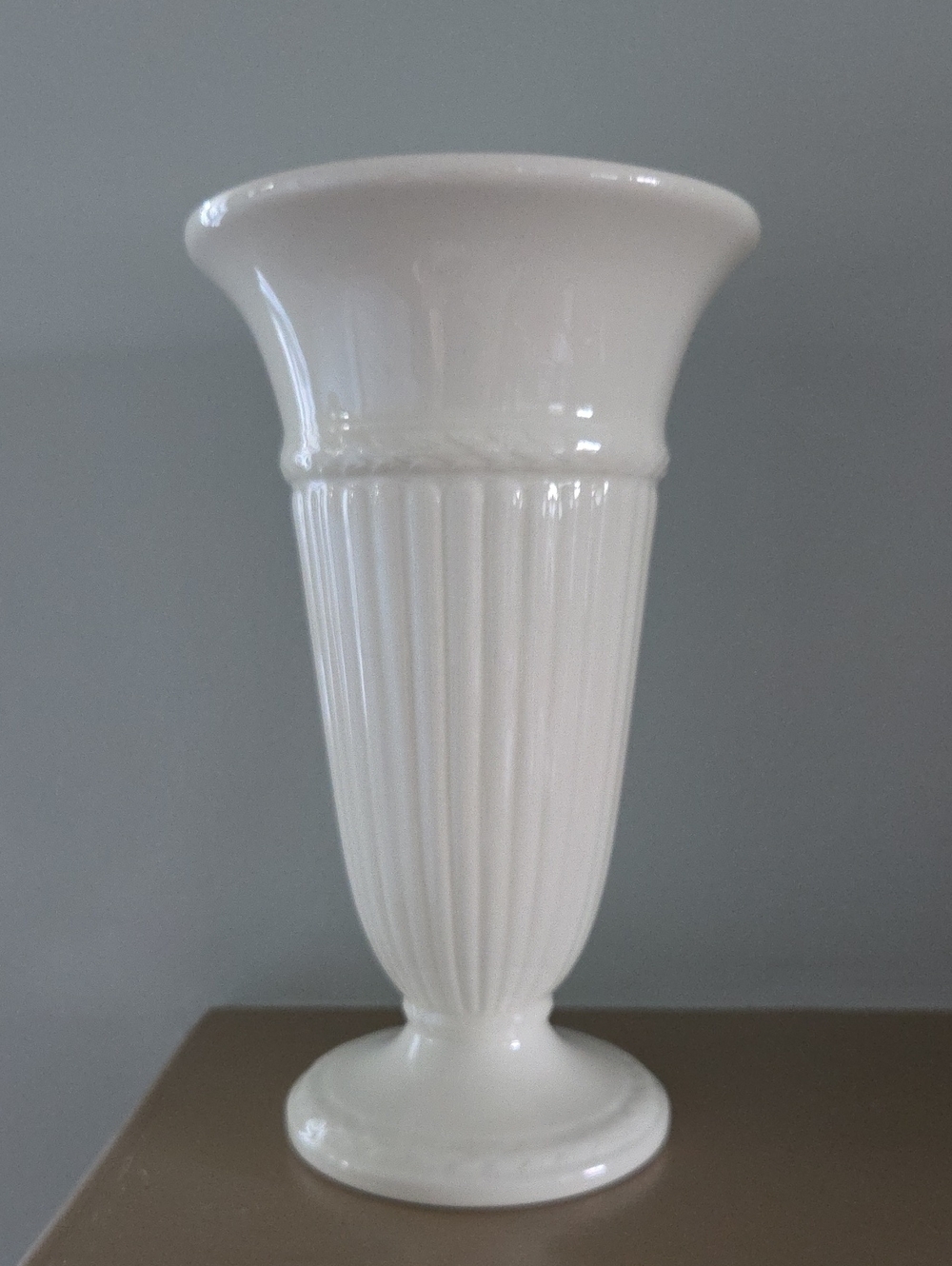 Wedgwood Edme Creamware Trumpet Vase England